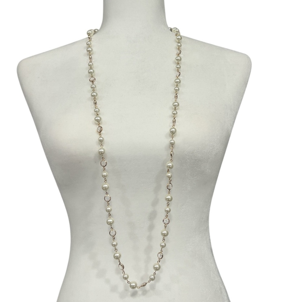 Charter Club Pearl Necklace 41” + 2” extender 41 inches to 43 inches